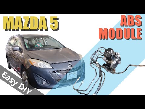 2015 Mazda 5 - Spongy Soft Brake Pedal - ABS Module Remove and Replace