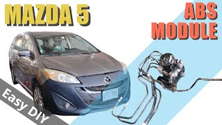 2015 Mazda 5 - Spongy Soft Brake Pedal - ABS Module Remove and Replace screenshot 2