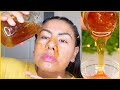 MIEL PARA LA CARA 🍯 3 MASCARILLAS CON MIEL PARA UNA PIEL CLARA,SIN GRANOS ,SALUDABLE Y BRILLANTE