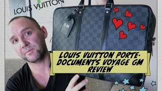 AUTHENTIC Louis Vuitton Porte-Documents Voyage Briefcase Monogram PREO –  Jj's Closet, LLC