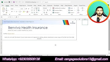 New Perspectives Excel 365 | Module 4: SAM Project A | SAM Project A Excel Module 04 #BenvivaHealth