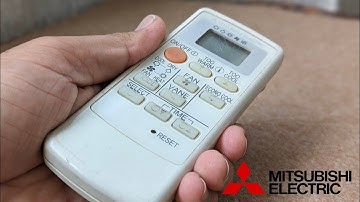 Mitsubishi AC Remote Control Not Working Problem - How to fix/Reset