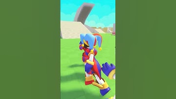 Freddy Fazbear run from Pomni army