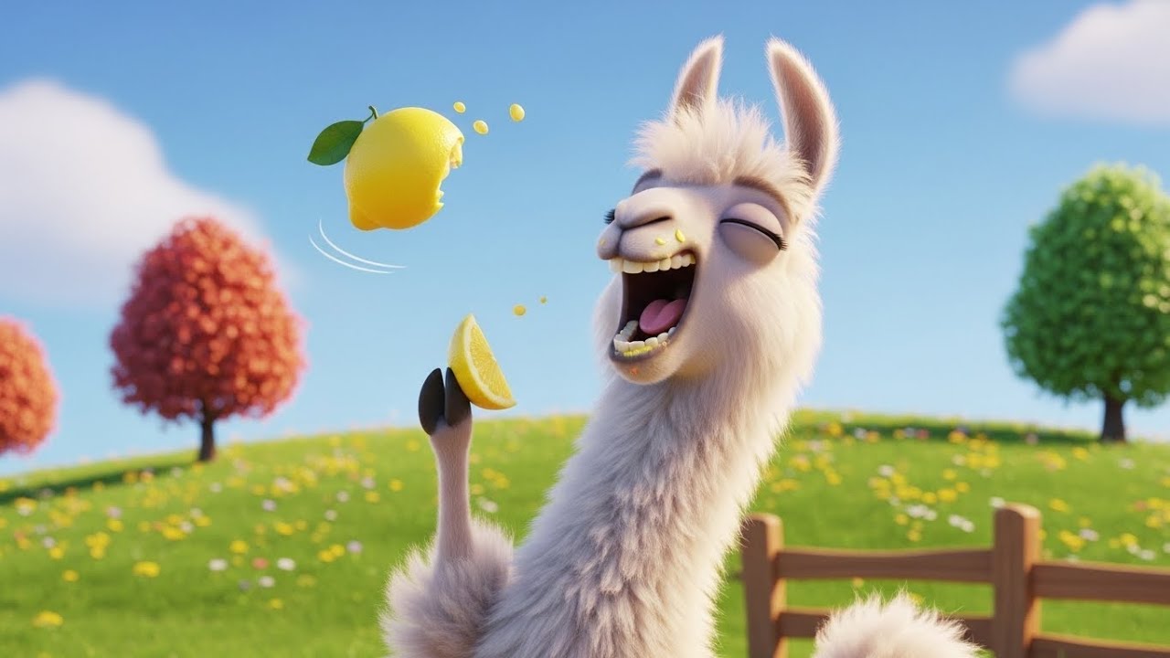The Laughing Llama Lemon Song | Silly Fun Kids Music | Nursery Rhymes & Playtime Songs for Children