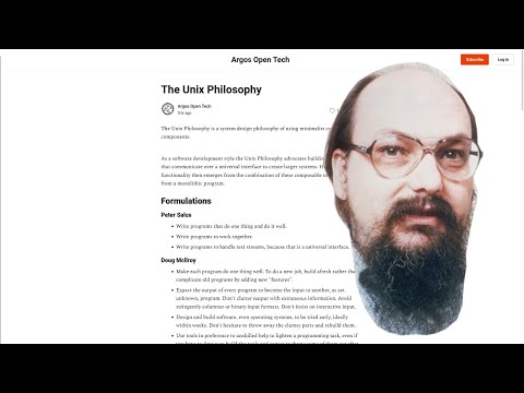 The Unix Philosophy
