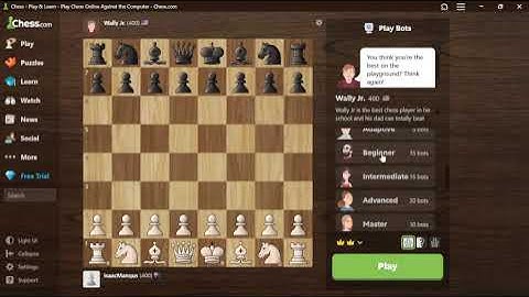 Beating every chess bot (Part 1)