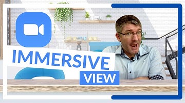 How to use Immersive view in Zoom