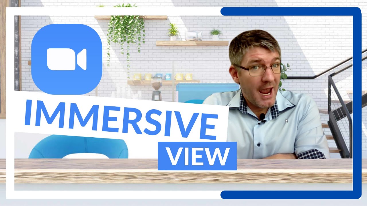 How to use Immersive view in Zoom YouTube