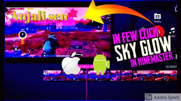 How to add sky Glow effect +gradient using  kinemaster |android ios| Kitty x Editz |