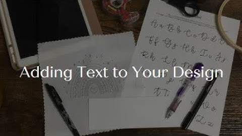 Embroidery for Beginners: How to Add Text to Your Design