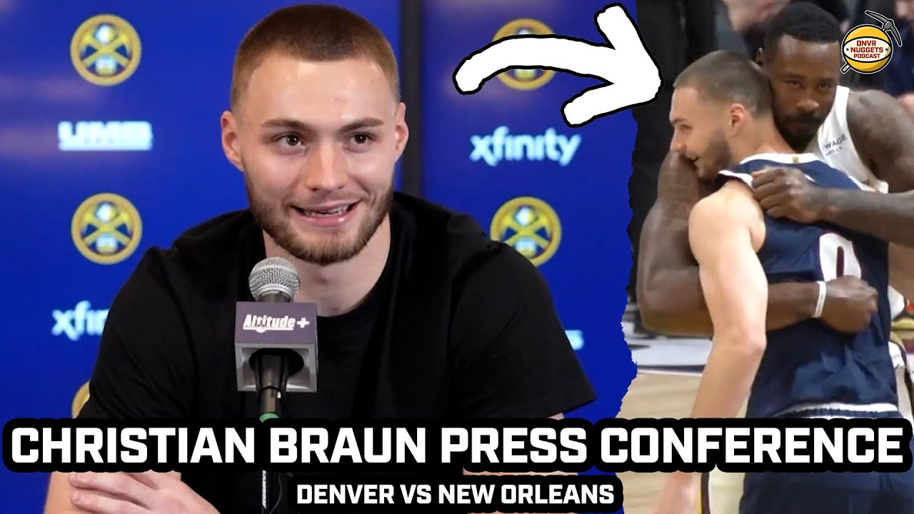 Christian Braun JOKES About Aaron Gordon, NOT Dunking On DeAndre Jordan & More