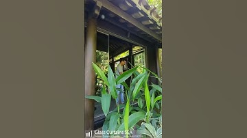 Hòa mình với thiên nhiên cùng với cửa kính xếp gọn GlassCurtains #shorts  #home #khonggiansong