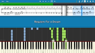 Requiem for a Dream Main Theme (Piano Version) - How To / Tutorial [HD] Resimi