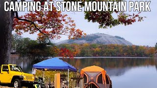 Camping at Stone Mountain Park / What Gear Do we Use ? / Fall Time In Georgia 2022 Great Outdoors