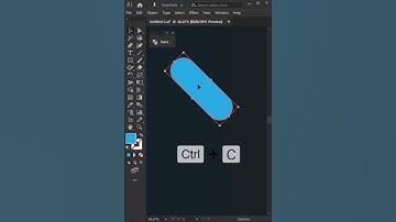 How To Create A Heart Shape Within 1 Minute In Illustrator #shorts