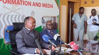 Media Press Briefing - Minister of Information and Chief Government Speakersperson Hon Mweetwa