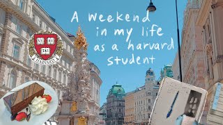 a weekend in my life as a harvard student | summer abroad in vienna, neuroscience major
