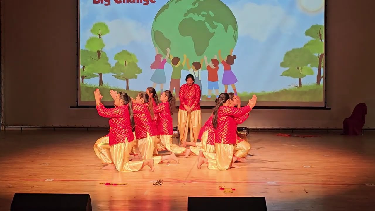 Dance show by Mothers of Eurokids Students at Townhall Gandhinagar. #Ganesh Vandana #2026 