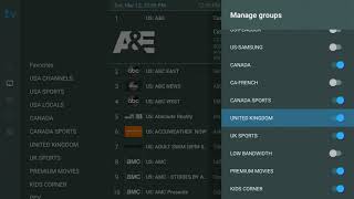 Manage Groups Hide, Show, Order