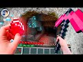 Minecraft rtx in real life pov  realistic cave in minecraft survival vs real life texture pack