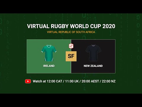Ireland v New Zealand: Virtual Rugby World Cup Semi-Final (Superbru)
