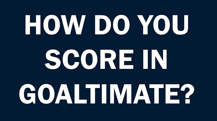 USA Goaltimate Rules - How do You Score in Goaltimate