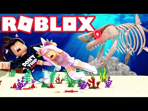 My Girlfriend's SECRET Saved Us from a HUGE SHARK! Roblox Sharkbite