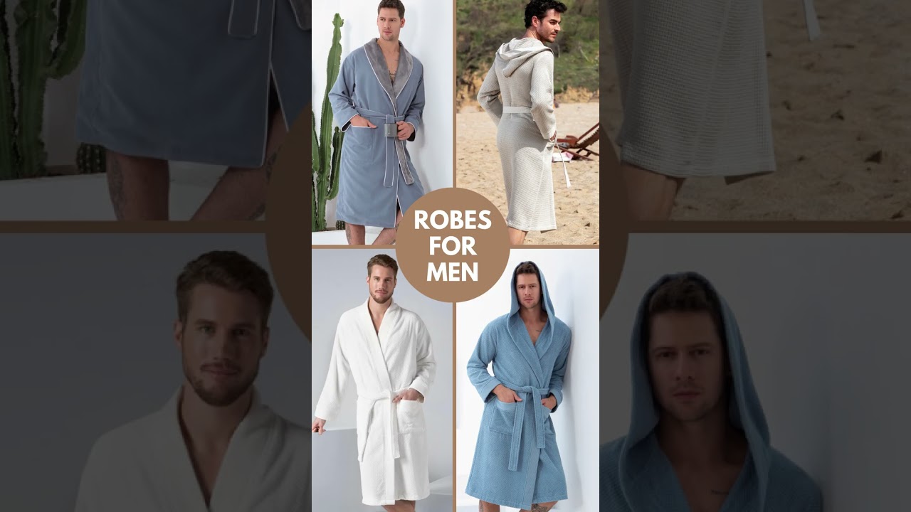 Luxury Bathrobe Collection for Men by SEYANTE