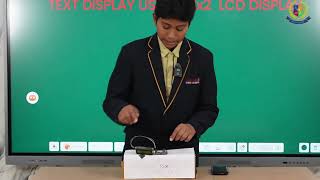 Text Display using 16x2 LCD Display Shloka CBSE School Jadcherla.