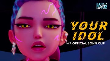 Your Idol" Not Official Song Clip | KPop Demon Hunters / huntrix version