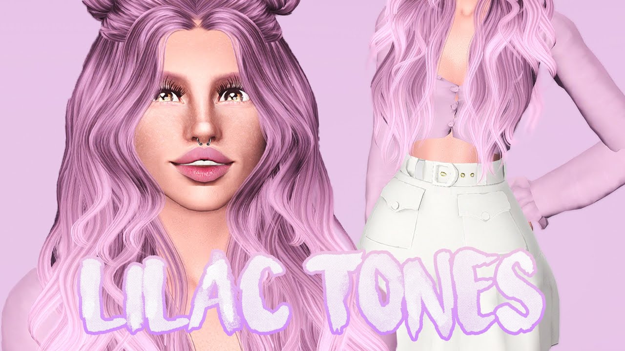 The Sims 3: Create A Sim  LILAC TONES + SIM DOWNLOAD 