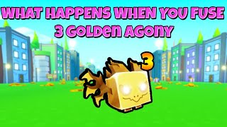 What HAPPENS When You FUSE 3 GOLDEN AGONY? Pet Simulator X