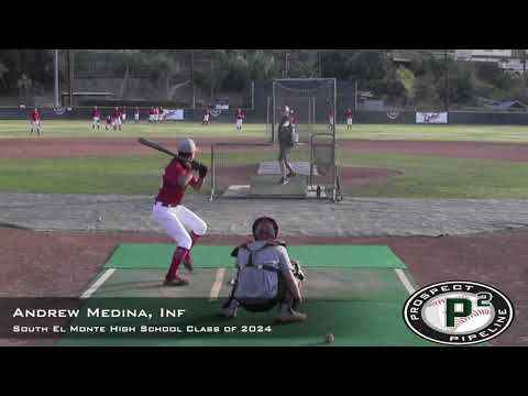 Andrew Medina Prospect Video, Inf, South El Monte High School Class of 2024