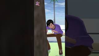 Choco Vs Anjing 😂 || Sakura School Simulator || Choco Lilac #shorts