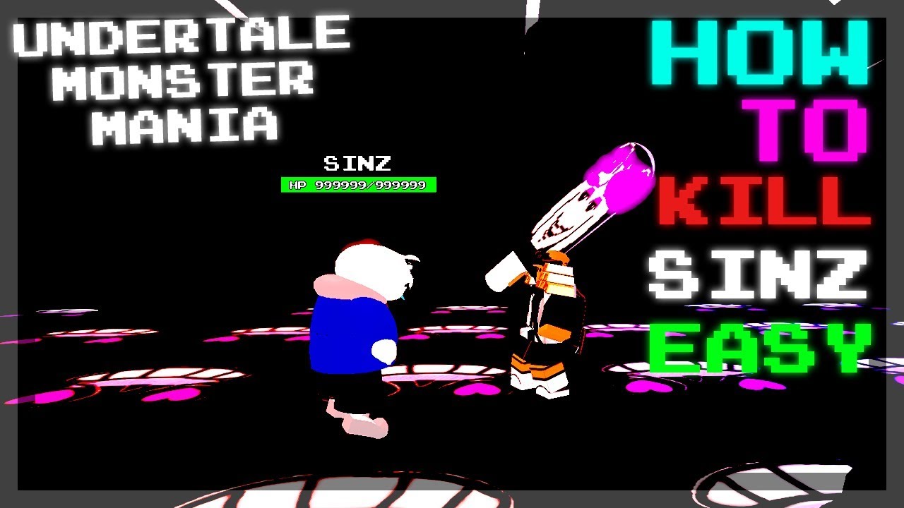 How To Kill Sinz Easy Undertale Monster Mania Roblox Youtube - how to kill sinz easy undertale monster mania roblox roblox undertale monster mania sans How To Kill Sinz Easy Undertale Monster Mania Roblox Youtube - roblox undertale monster mania sans