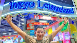 Tokyo Leisureland arcade in Tokyo, Japan!