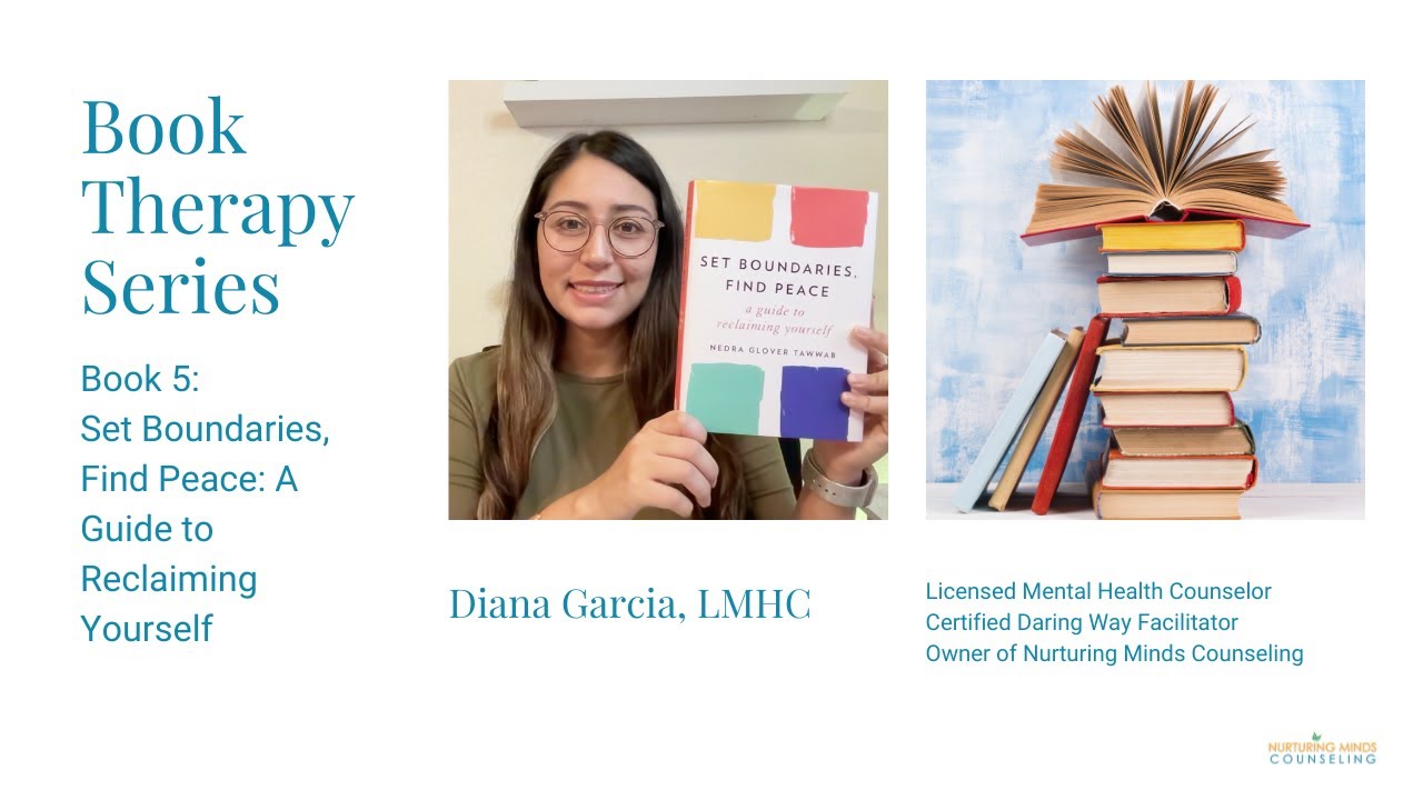 Book Therapy: Book 5: Set Boundaries, Find Peace: A Guide to Reclaiming Yourself