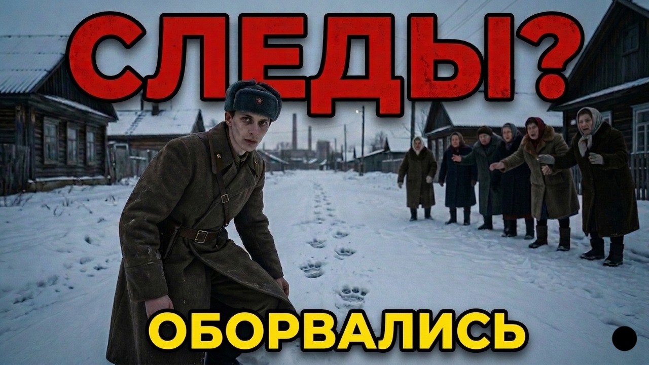 СЛЕДОВАТЕЛЬ УВИДЕЛ СЛЕДЫ В СНЕГУ… НО ОНИ ВДРУГ ОБОРВАЛИСЬ