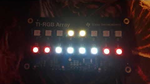 Ti innovator hub RGB Array demo