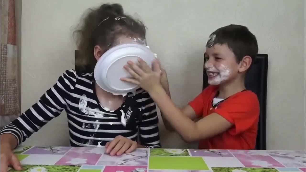 СЛИВКИ В ЛИЦО! Челлендж! - YouTube