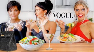 I Made Kylie \& Kris Jenner's FANCY Dinner from Vogue