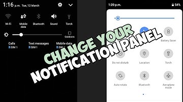 How to change notification panel ui on any android without root access by hackerz mind