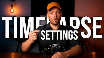 Fujifilm TIMELAPSE settings - XT4 / XT3 - Tutorial
