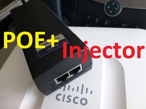 ✅ POE+ / POE Plus injector - Cheap and works with my Cisco gear!