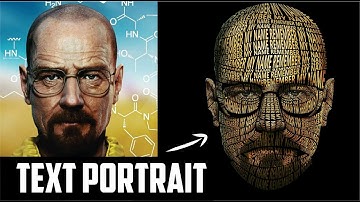 How To Create a Text Portrait Effect - CorelDRAW Tutorial