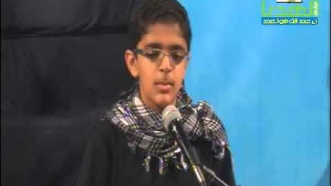 تلاوة آيات من القران الكريم 1434/1/9هـ  في مأتم الزهراء  ع