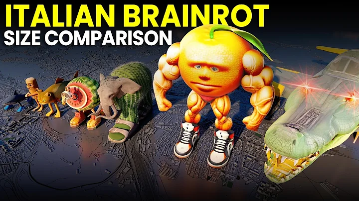Italian Brainrot Meme Size Comparison | TRALALERO TRALALA Vs BOMBARDINO CROCODILO