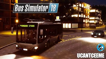 FIRST NIGHT ROUTE | Did I HIT SOMEONE? | Bus Simulator 18 | Ep. 2