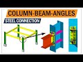 Steel connection | beam to Column shear & moment connection | Bolted connections | Greyspace