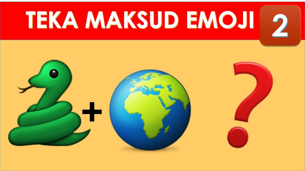 67+ Teka Teki Emoji Dan Jawapan